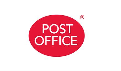 red post office logo.