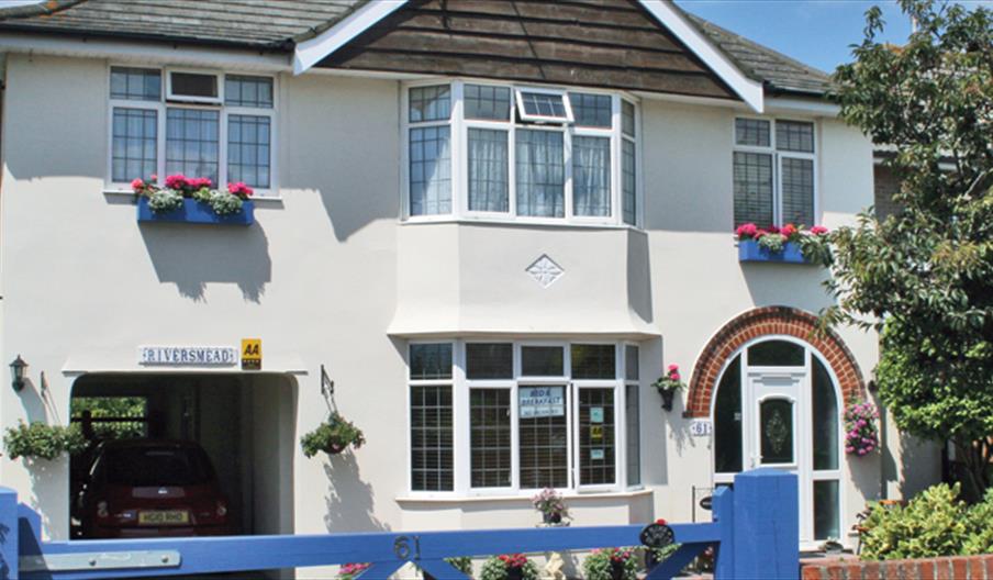 Exterior view of the guest house