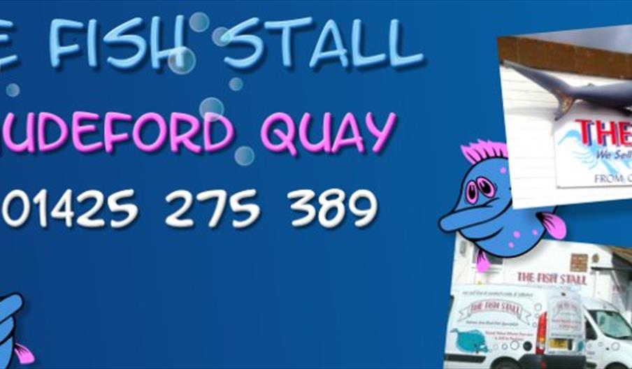 The fish stall, Mudeford Quay logo