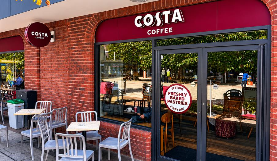 Exterior of Costa Coffee