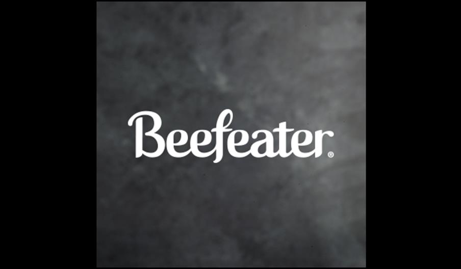 beefeater logo on smoky grey background.
