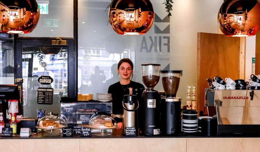 interior of Fika Coffee