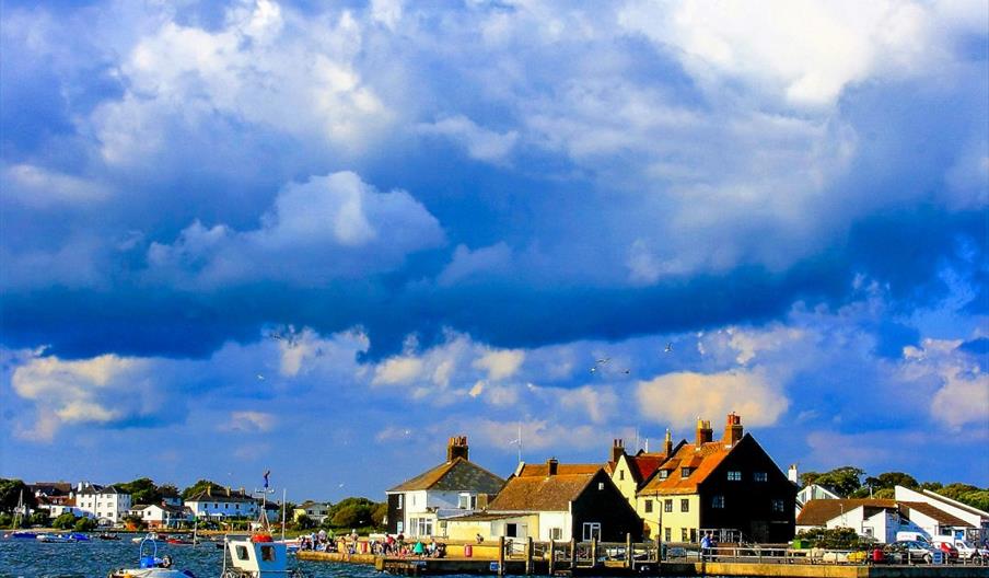 Sunny day out at Mudeford Quay.