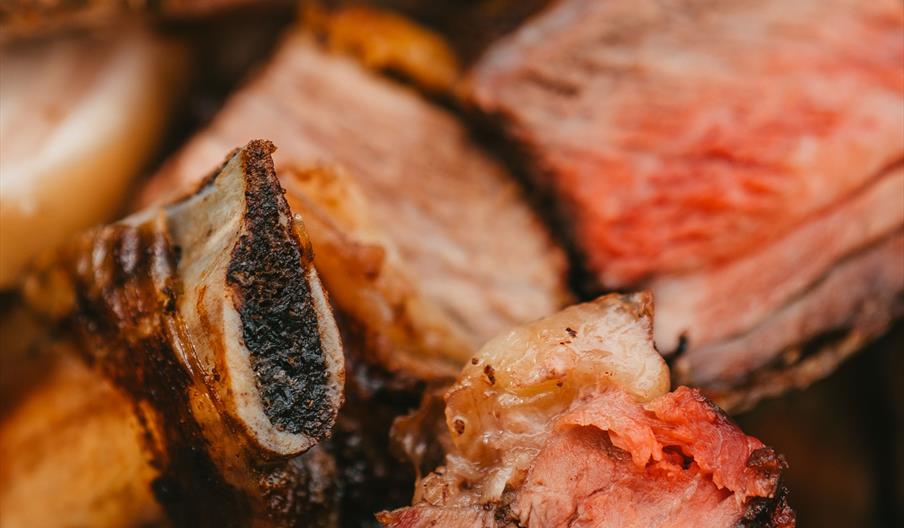Cooked beef ribs