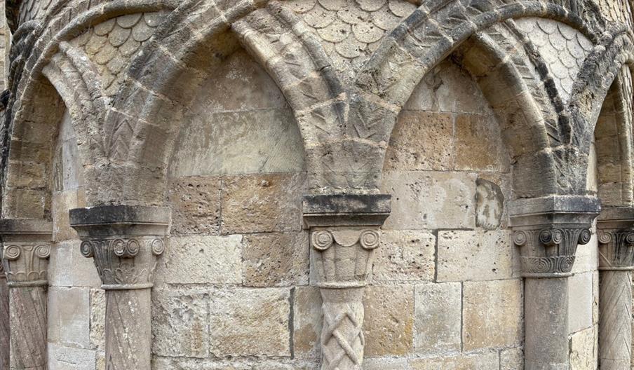 Priory exterior wall