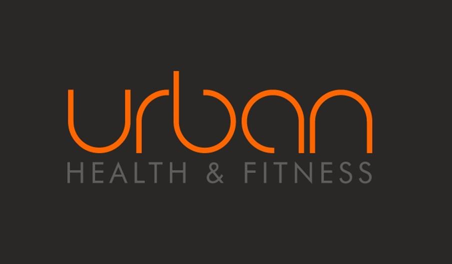 text logo; orange text on a dark grey background
