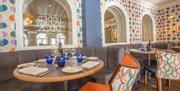 Christchurch Harbour Hotel - inside dining and drinks in a trendy bar and restaurant
