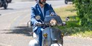 Man on moped