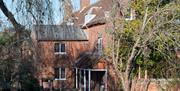 Out the front of Red House Museum located in Christchurch Dorset