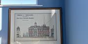 Picture on wall of Old Town Hall