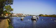 Boat's out in Christchurch Quay,